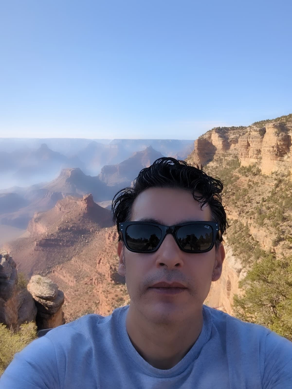 Grand Canyon West aerial view from helicopter